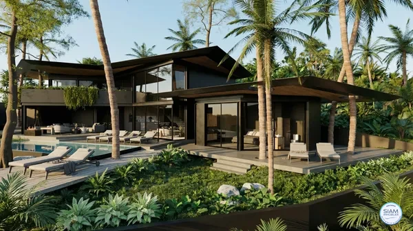 2/3 Bedroom Private Pool Villa With Sea View In Bo Phut, Koh Samui