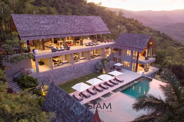 Luxurious Private Sea View 6 Bedroom Villa In Bophut