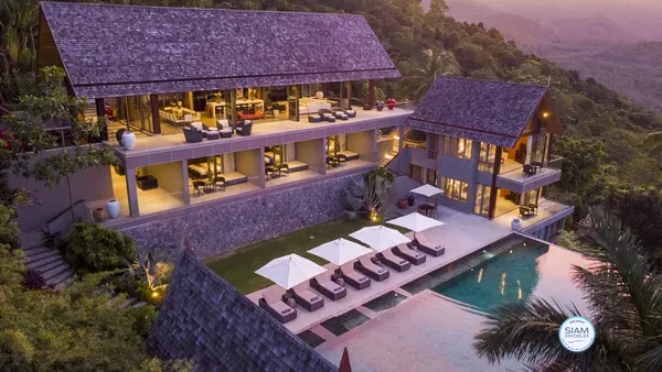 Luxurious Private Sea View 6 Bedroom Villa In Bophut